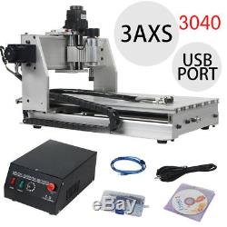 New 3Axis 3040 3D Cutter Engraving Drilling Machine USB CNC Router Engraver