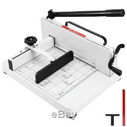 New Heavy Duty Guillotine Paper Cutter 12 Trimmer Commercial Metal Base A4