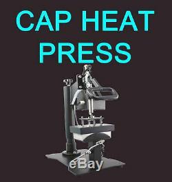 New Model Cap HEAT PRESS with Cap Mounting Clamp