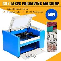 OMTech 50W 20x12 CO2 Laser Engraver Cutter Engraving Cutting Machine Trocen