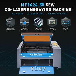 OMTech 55W-60W 24x16in 60x40cm Bed CO2 Laser Engraver Cutter Egravering Machine