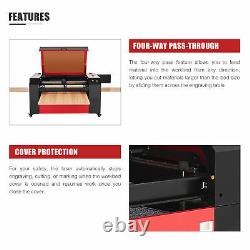 OMTech CO2 Laser Cutting Machine 80W with 28x20 Bed Autofocus and Ruida Controls