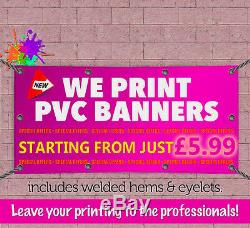 PVC Banners Outdoor Vinyl Banner Advertising Sign Display Printed Heavy Duty PVC