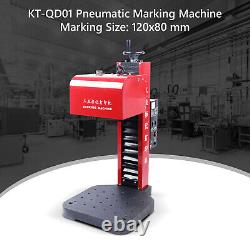 Pneumatic Dot Peen Marking Machine Engraving Fit Nameplate Metal Marking Printer