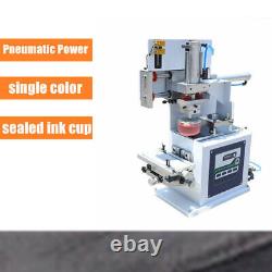 Pneumatic Pad Printing Machine Sealed Ink Press Printer Cups Stamping Embossing