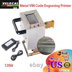 Portable Metal VIN Code Engraving Printer Touch Screen Dot Peen Marking Machine