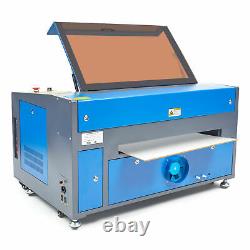 Preenex Upgraded 60W 24 × 16 CO2 Laser Engraver Cutter with Rotary Axis Ruida