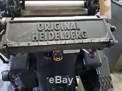 Printing press ORIGINAL HEIDELBERG PRINTING PRESS 100th ANNIVERSARY EDITION