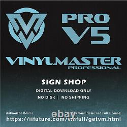 Professional Level Sign Making Shop Software VinylMaster PRO (No Disk)