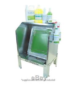 Quick Clean QCX-2024 Econo Washout Booth screen printing silk screening tank