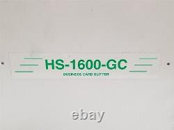 RB Sun Enterprises Handi-Slitter HS-1600-GC Business Card Slitter PARTS