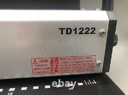 Rayson TD1222 Binding Machine 21 Pitch Wire Binder Punching 12 Sheets Capacity