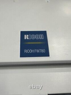 Ricoh FW780 Wide Format Copier With Manual