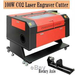 Ridgeyard 100W CNC CO2 Laser Engraver Cutter Machine + Chuck Rotary Axis