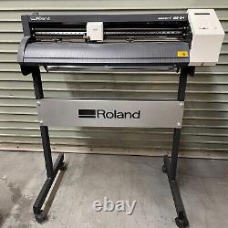 Roland CAMM-1 GS-24 24 Vinyl Cutter with Stand Lightly USED 22 Cutting Area