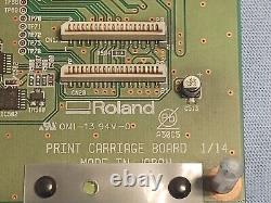 Roland Soljet Pro III 3 XC-540 Print Carriage PCB Circuit Board 1/14 W700311313