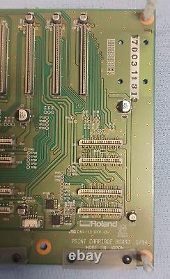 Roland Soljet Pro III 3 XC-540 Print Carriage PCB Circuit Board 1/14 W700311313