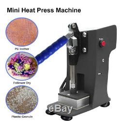Rosin Mini Heat Press Machine Hand Crank Dual Heated Plates 2x3 Handheld 110V