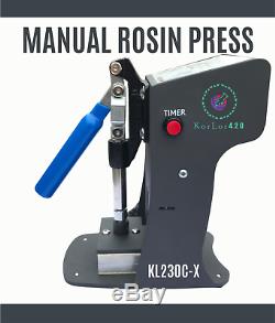Rosin Press Manual Personal Use Dual Heat Plates 2 x 3 Includes Startup Kit