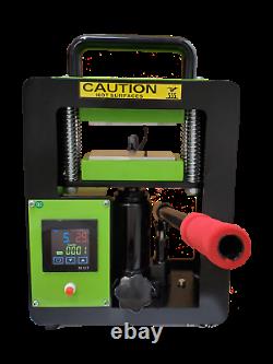 Rosin heat press machine, Strong Built Dual Heat Element 5+ Tons Of Pressure