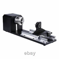 Rotary Axis w 3-Jaw Chuck for 50With60With80W 28 x 20 20 x 12 CO2 Laser Engraver