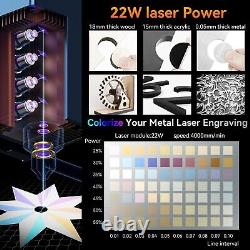 SCULPFUN S30 Ultra 22W Laser Engraver 600600mm w Air Assist Kit Wireless BT&USB