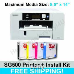 Sawgrass SG500 Printer with SISER EasySubli Standard Install Kit Free Shipping