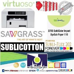 Sawgrass Virtuoso Printer SG400 HD Sublimation System SUPER COMBO offer A++++