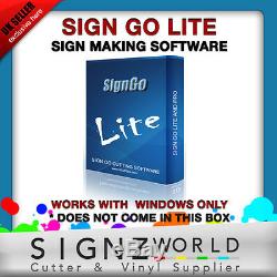 SignGo LITE Cutting Software For LIYU PCUT ROLAND DGO Cutter Plotter Many More