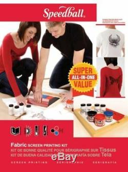Speedball Super Value Fabric Screen Printing Kit