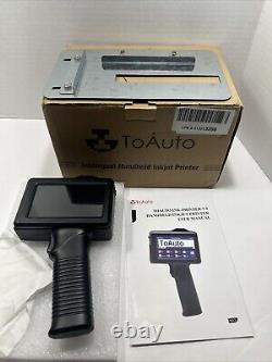 TOAUTO Portable Intelligent Upgraded Handheld Inkjet Printer Gun with 5.6 Inc