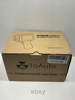 TOAUTO Portable Intelligent Upgraded Handheld Inkjet Printer Gun with 5.6 Inc