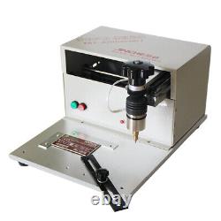 Table Electric Marking Machine Dot Peen Engraving for Metal Label Nameplate 110v