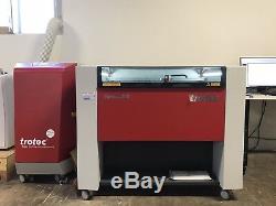Trotec Laser Cutter/ Engraver Speedy 360 with Fume Exhaust, Like New
