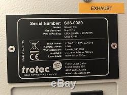 Trotec Laser Cutter/ Engraver Speedy 360 with Fume Exhaust, Like New