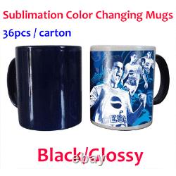 US 11OZ Blank Sublimation Color Changing Mugs Magic Cup Full Color Changing