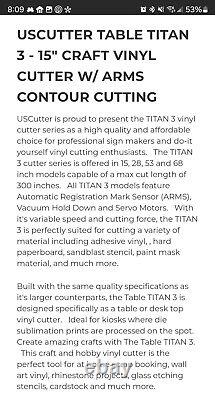 US Cutter Titan 3 Table Top Vinyl Cutter