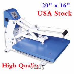 USA Stock! 110V 1600W 16 x 20 Auto Open Heat Press Machine Horizontal Version