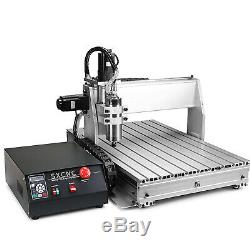 USB 4 AXIS 1.5KW CNC 6040Z Router Engraver Wood Drill/Milling Machine+Controller