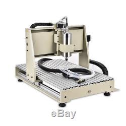 USB 4 AXIS 1.5KW CNC 6040Z Router Engraver Wood Drill/Milling Machine+ Handwheel