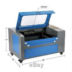 USB 60W 16x24 CO2 Laser Engraver Egravering Cutter Machine W. Upgraded