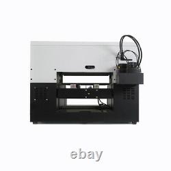 UV Printer A3 Flatbed Cylindrical Signs Glass Metal Wood Rotation Embossed