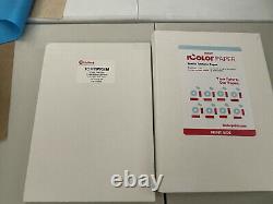 Uninet Icolor 800 White toner Printer, lightly used, with paper