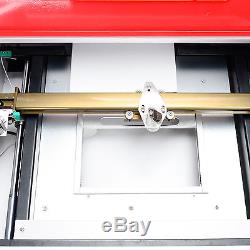 Upgraded 40w CO2 Laser Engraving Cutting Machine Cutter Water-Break Protection