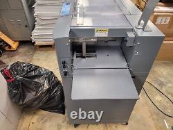 Used Duplo DC-615 Pro Slitter Cutter Creaser with Software, Dongle, and Barcode