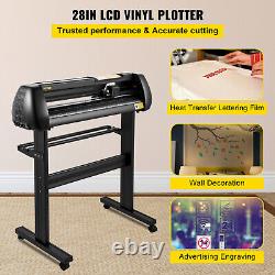 VEVOR 28 Vinyl Cutter Machine Cutting Plotter Bundle SignMaster Floor Stand