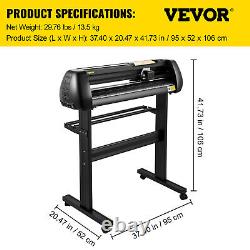 VEVOR 28 Vinyl Cutter Machine Cutting Plotter Bundle SignMaster Floor Stand