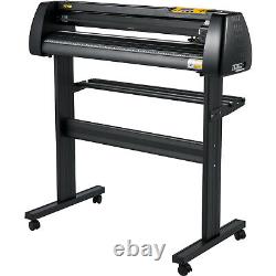 VEVOR 34 Vinyl Cutter Machine withFloor Stand Vinly Plotter Tool Kit SignMaster