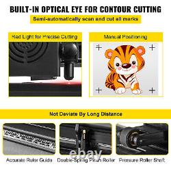 VEVOR 34in Vinyl Cutter Machine Cutting Laser Plotter Optical Sensor Sticker USB