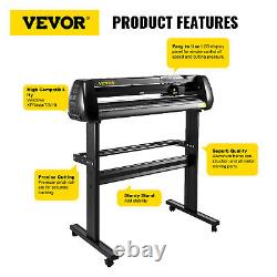 VEVOR 34in Vinyl Cutter Machine Cutting Plotter Graphics Design 10-800mm/s Speed